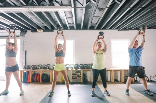 Small group personal training accountability